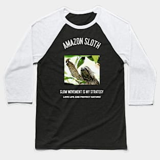 Amazon Sloth Baseball T-Shirt